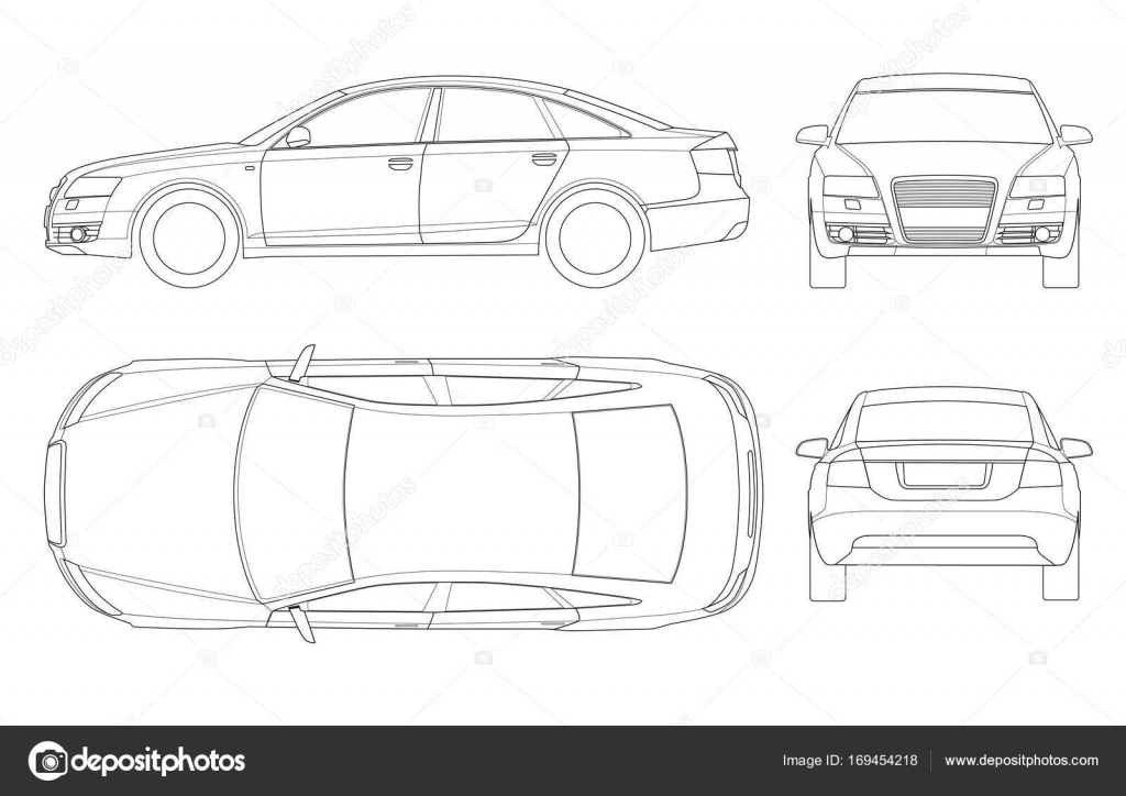 How to Draw a Car Front View - Really Easy Drawing Tutorial