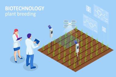 Yeni bitki yetiştirme ve tarım genetiği yöntemlerini araştıran özgün bir laboratuvar konsepti. Sebze hidrofonik sistemi, serada sağlıklı gıdalar için organik tarım.
