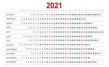 2021 Takvim, Fotoğraf, Logonuz ve Metinleriniz İçin Yer Yazdırma Şablonu. Hafta Pazar başlıyor. Portre Oryantasyonu. 12 aylık set. 2021 Yıllık Planlayıcı.