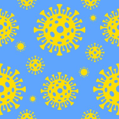 Vektörsüz doku koronavirüs konsepti. Modern soyut arka plan. Virüs dokusu