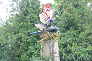 Şehir heykel, böcekler, Macaristan.