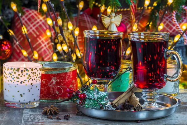 Traditioneller Glühwein — Stockfoto