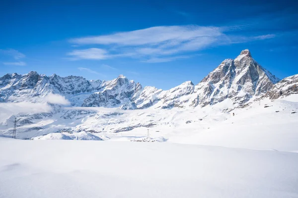 Alpes italianos no inverno — Fotografia de Stock