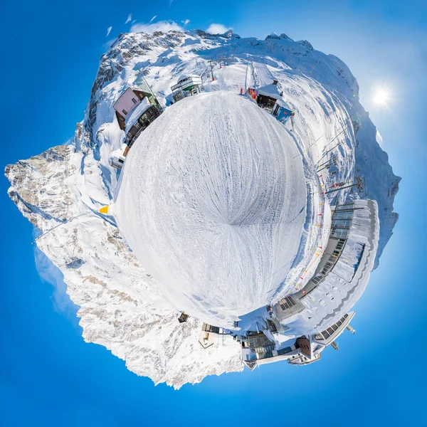 360 vista panoramica sulle Alpi italiane — Foto Stock