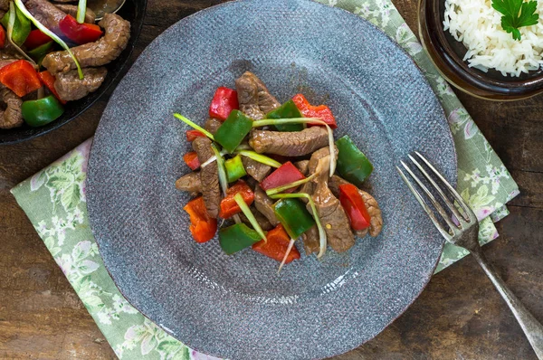 Rinderrührbraten — Stockfoto