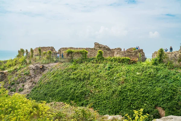 Ruinele castelului Hastings, East Sussex, Marea Britanie — Fotografie, imagine de stoc