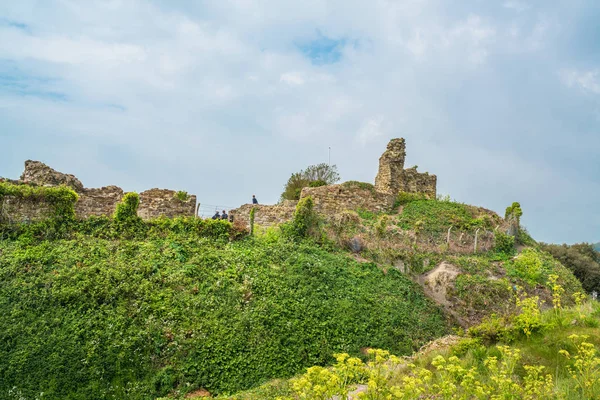Ruinele castelului Hastings, East Sussex, Marea Britanie — Fotografie, imagine de stoc