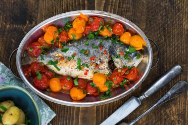 İtalyan usulü çipura deli su - acqua pazza