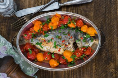 İtalyan usulü çipura deli su - acqua pazza