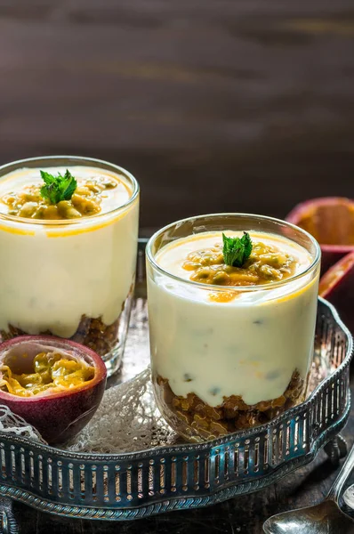 Passion meyve cheesecake tatlı tencere