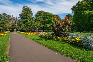Kings Lynn, Norfolk İngiltere'de kamu kentsel bahçede