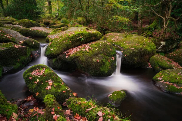 Becky Falls in Dartmoor National Park, Devon, UK — Stock Photo, Image