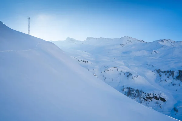 Alpes italianos no inverno — Fotografia de Stock