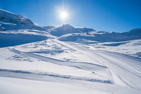 Italienische Alpen im Winter — Stockfoto