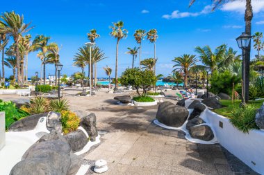 tuzlu su havuzları Lago Martianez Puerto de la Cruz'da