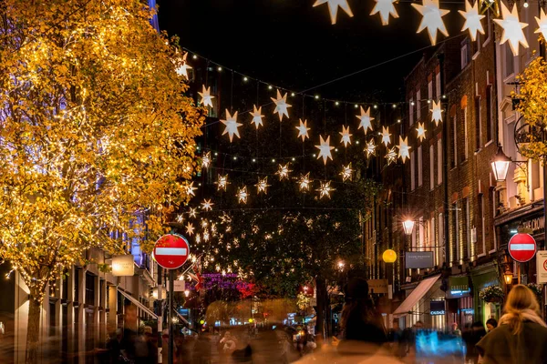 Londra Aralık 2019 Covent Garden Bölgesindeki Seven Dials Daki Noel — Stok fotoğraf