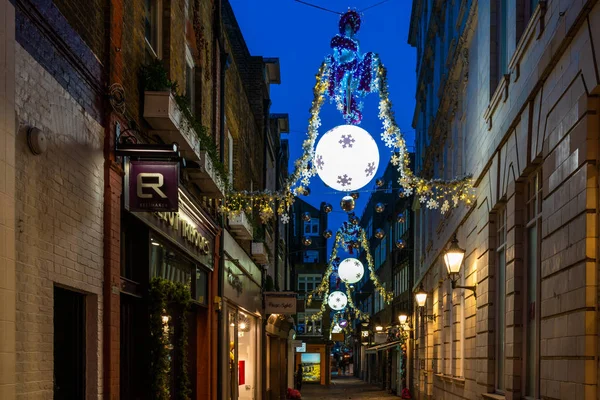 Londra Aldatan 2019 Londra Oxford Caddesi Ndeki Noel Işıkları Enerji — Stok fotoğraf