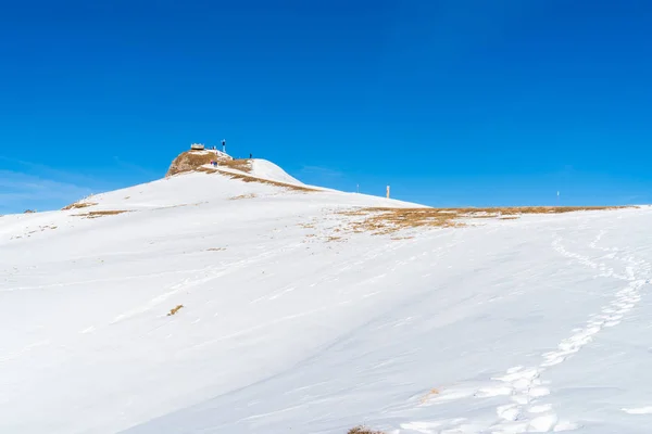 Grindelwald Szwajcaria Stycznia 2020 Turyści Podejmują Royal Walk Ścieżkę Platformy — Zdjęcie stockowe