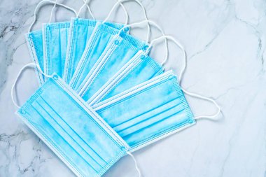 Yüz maskeleri - koruyucu tıbbi ekipman.