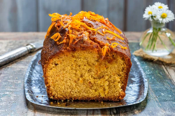 Bolo Garoa Laranja Sevilha — Fotografia de Stock