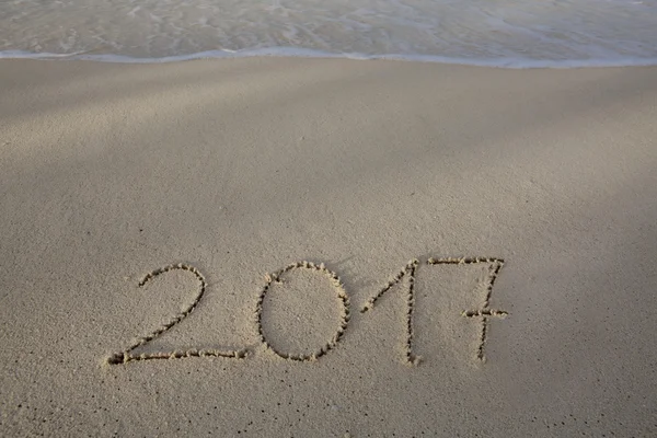 Il nuovo anno 2017 sta arrivando il concetto . — Foto Stock