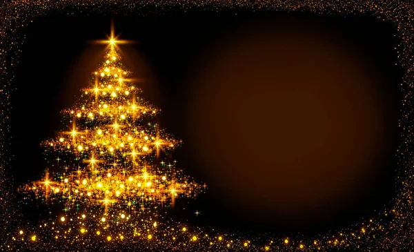 Christmas tree lights background. — Stock Photo, Image