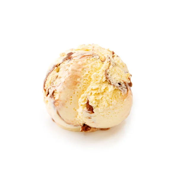 Eine Kugel Mokka-Vanille-Eis. — Stockfoto