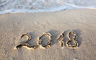 Yeni yıl 2018 önümüzdeki kavramdır.