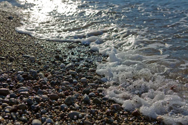 Solsken på havet bakgrund. — Stockfoto