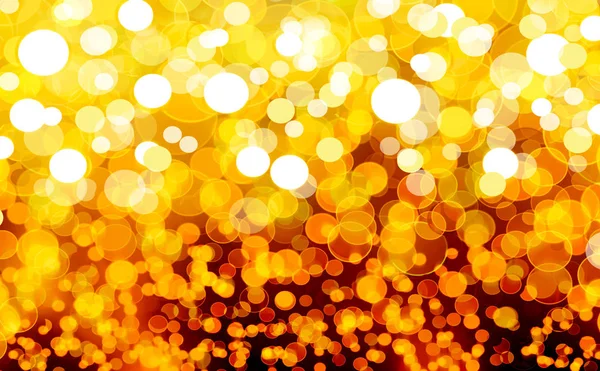 Goldener Bokeh-Hintergrund. — Stockfoto