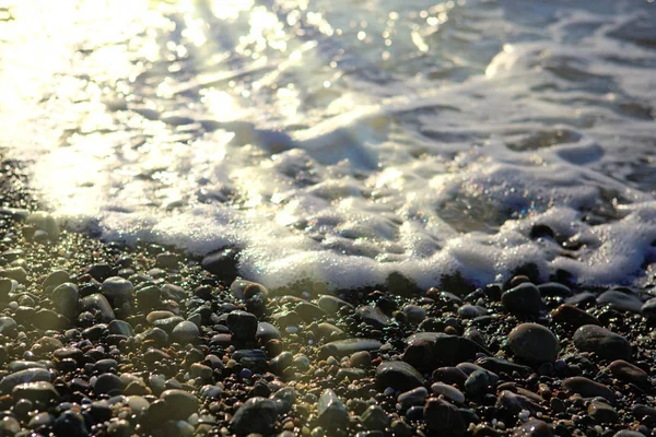 Sonnenschein auf Meeresgrund. — Stockfoto
