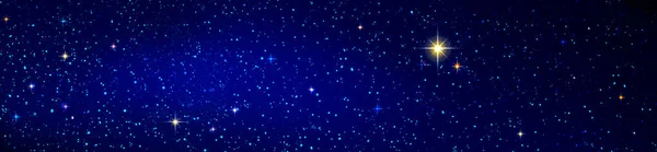 Night sky with colorful stars. Abstract sky background. — Stock Photo, Image