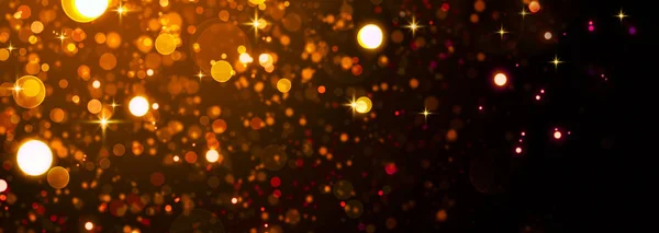 Abstrato ouro bokeh fundo. Glitter vintage luzes fundo . — Fotografia de Stock