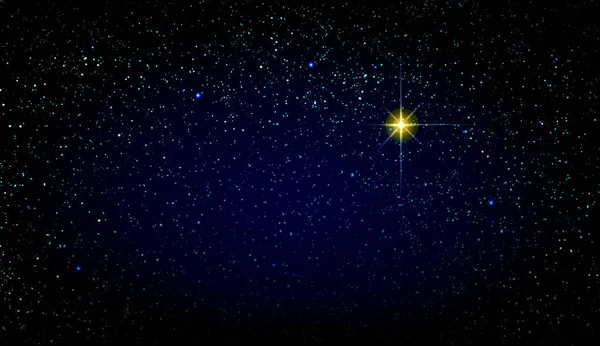 Feliz fundo de Natal com estrelas coloridas. Céu abstrato fundo . — Fotografia de Stock