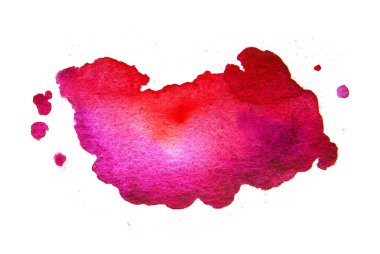 Beyaz üzerine soyut pembe suluboya makro doku.