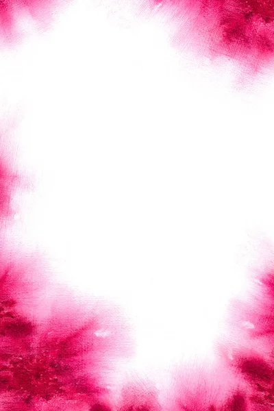 Abstrakt rosa akvarell makro struktur bakgrund på vit. — Stockfoto