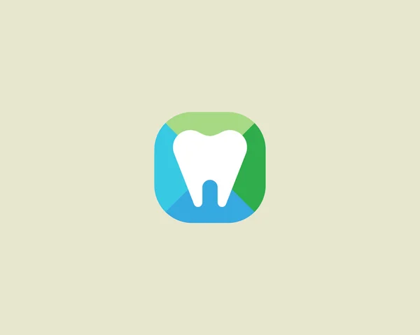 Abstrakte Zahn-Logo-Design. Dental-kreativ-Symbol. Universal-Vektor-Symbol. — Stockvektor