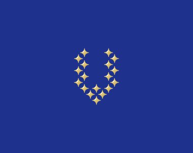 Yıldız V vektör logo mektup. Lüks abc simgesini işaret. Parlak zerafet font sembolü. Ünlü göz alıcı türü logo.