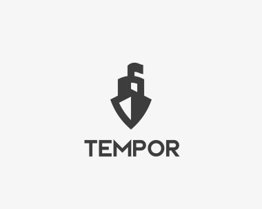 Gemi vektör logo. Tekne yaratıcı kutsal kişilerin resmi logosu