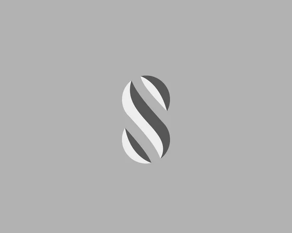 Absztrakt levelet S logo tervezés. ABC vektor kreatív logo. — Stock Vector