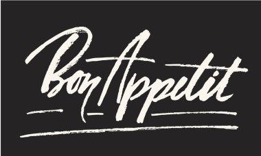 Bon olsun kaligrafi metin 