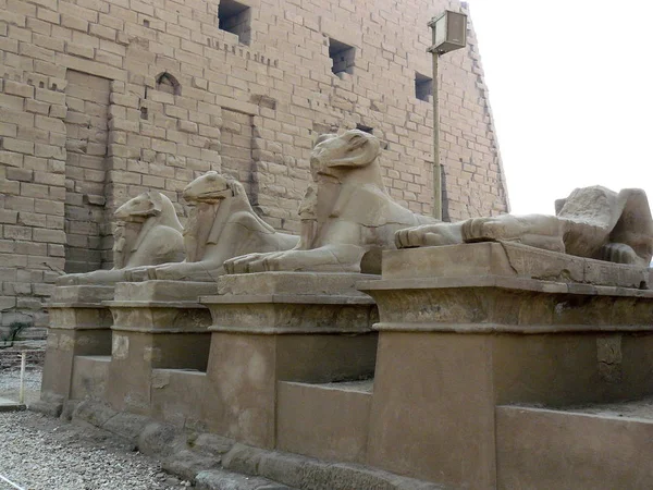 Karnak templom Luxorban. — Stock Fotó