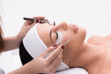 Şehvetli kız ha kirpik uzatma yordam sahip