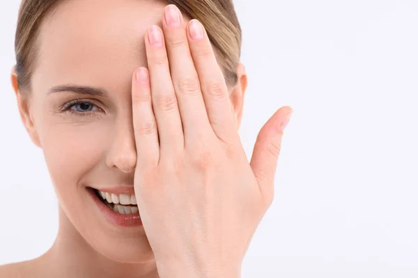 Studio shot of beautiful young woman — Stock Photo, Image