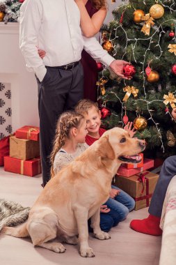 Kaygısız çocuk Noel ağacı süsleme