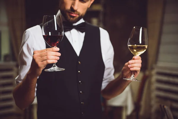 Qual copo de vinho é melhor — Fotografia de Stock