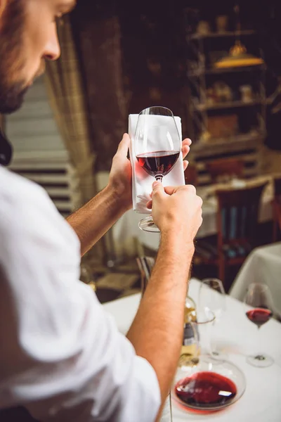 Цветное насыщение красного вина — стоковое фото