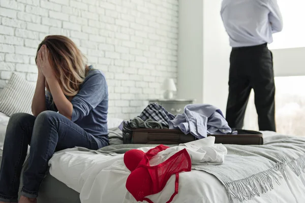 Paar am Rande der Scheidung — Stockfoto