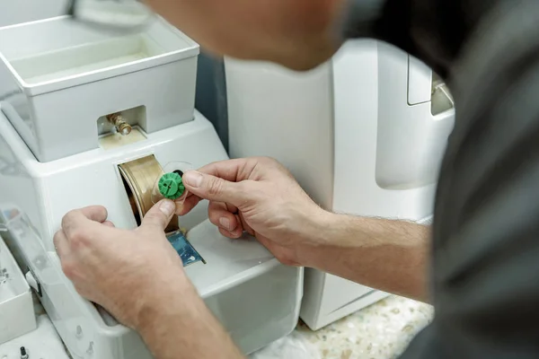 Machine for doing grind in work — Stock Photo, Image