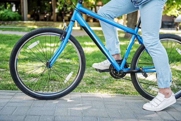 Bisiklet etkin erkek kişi — Stok fotoğraf